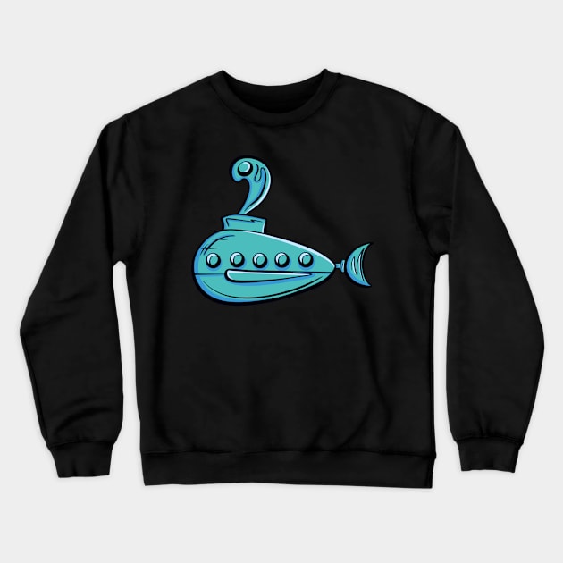 Submarine Crewneck Sweatshirt by Brianjstumbaugh